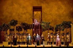 A scene from Rossini’s “Il Barbiere di Siviglia.” 
Photo: Marty Sohl/Metropolitan Opera