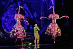 Nathan Gunn as Papageno in a scene from Act II of Mozart’s “Die Zauberflöte.”  Photo:  Ken Howard/Metropolitan Opera